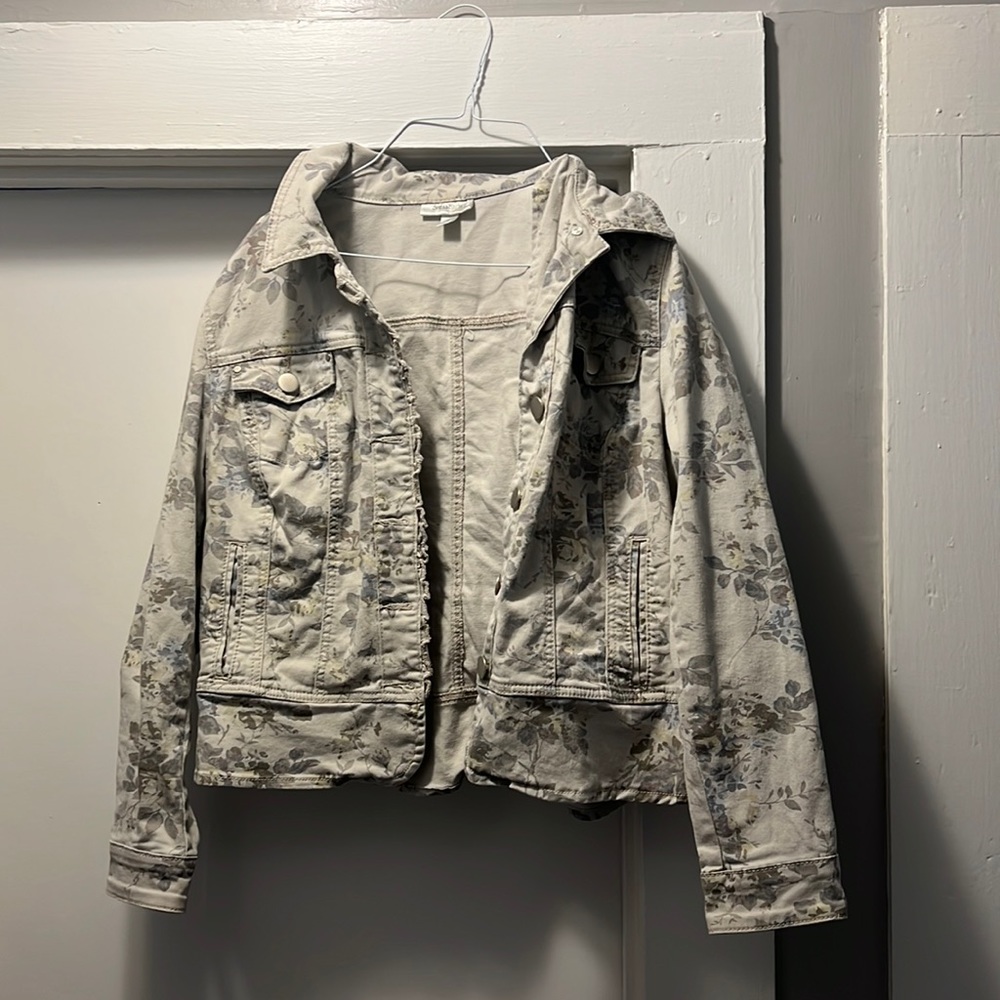 Floral Denim Jacket